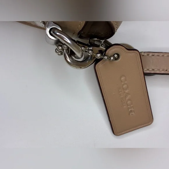 Coach Cassie Signature Coated Canvas & Calfskin Leather Crossbody Bag